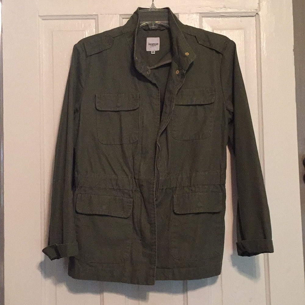 Olive Military Jacket